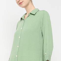 Flare Fit Solid Kurta