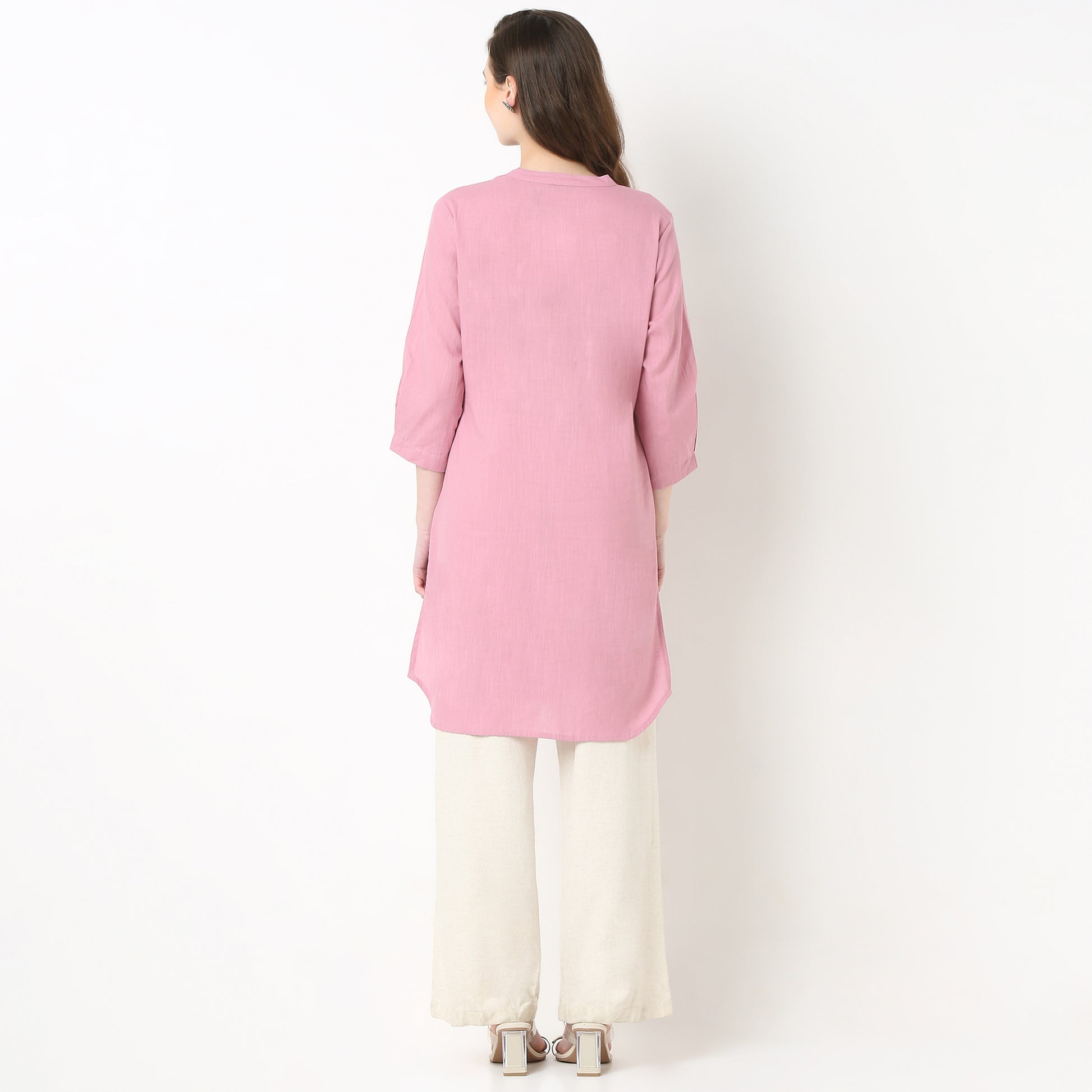 Band Collar Straight Kurta