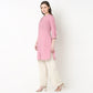 Band Collar Straight Kurta