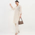 Cotton Embroidered Straight Kurta