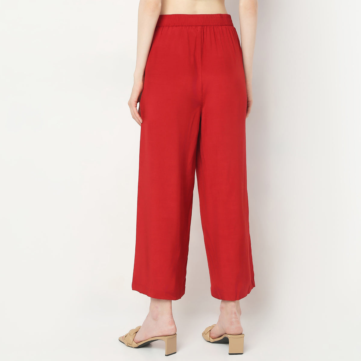 Flare Fit High Rise Palazzos