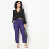 Regular Fit Solid Mid Rise Pants