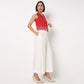 Buy Women Flare Fit Solid Ankle Length High Rise Culottes  - Style Union