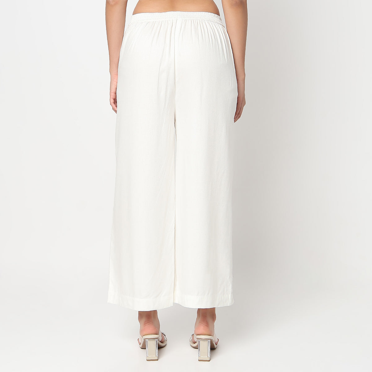 Buy Women Flare Fit Solid Ankle Length High Rise Culottes  - Style Union