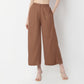 Buy Women Flare Fit Solid Ankle Length High Rise Culottes  - Style Union