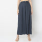 Flare Fit Solid High Rise Culottes