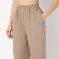 Ankle Length Mystic Brocades Lace Highlight Pants