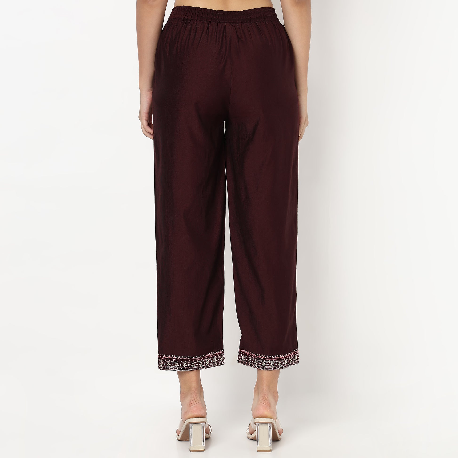 Straight Ankle Length Ethnic Pant