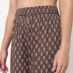 Straight Printed Pants