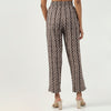 Printed Straight Full Length Pants