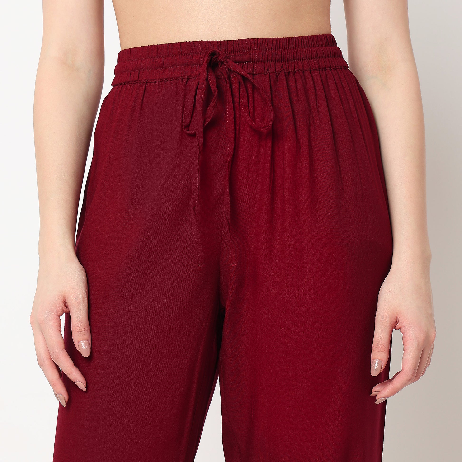 Ankle Length Printed Straight Pants