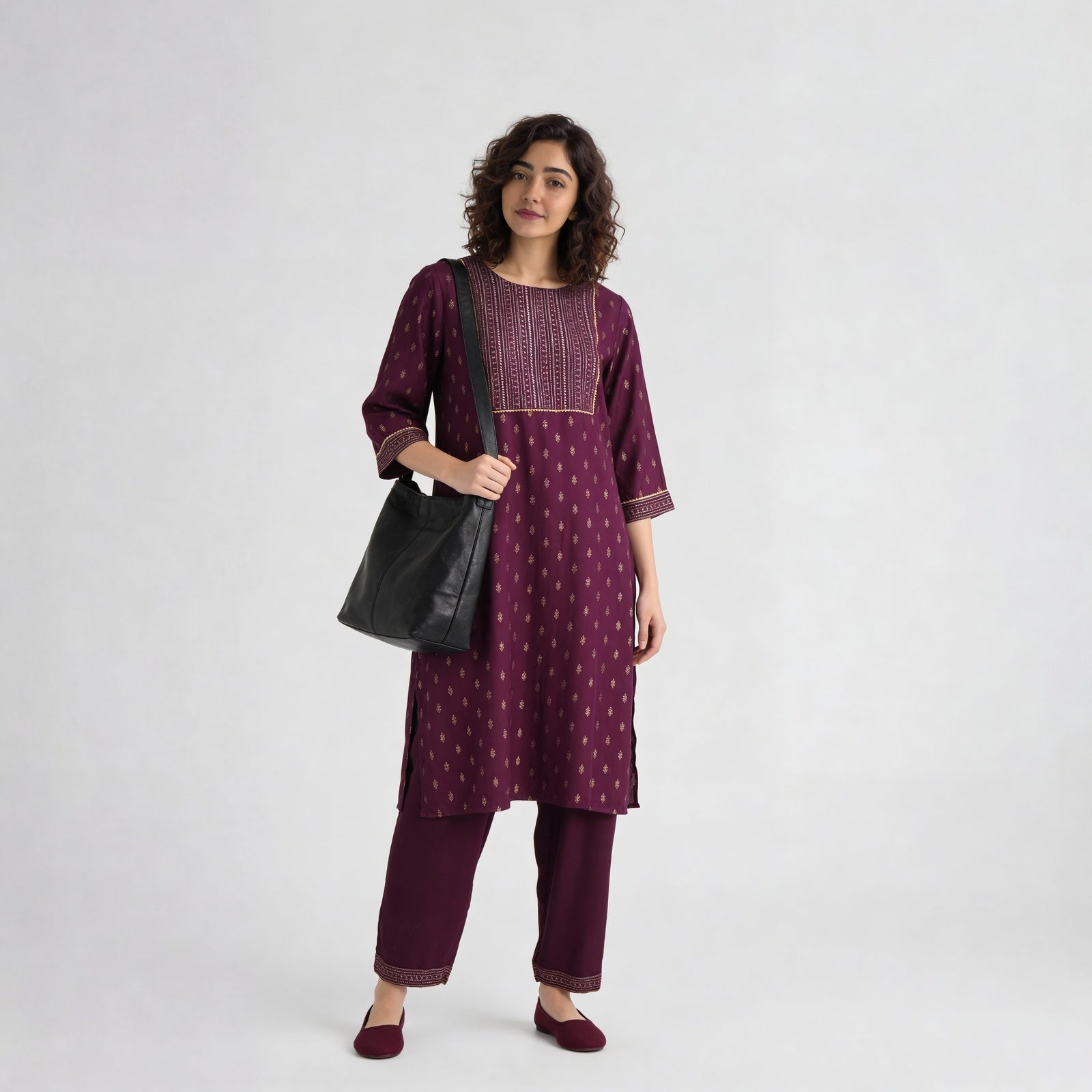 Ankle Length Printed Straight Pants