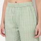 Order Now Women Striped Straight Fit Mid Rise Ethnic Wear Pant by Style Union