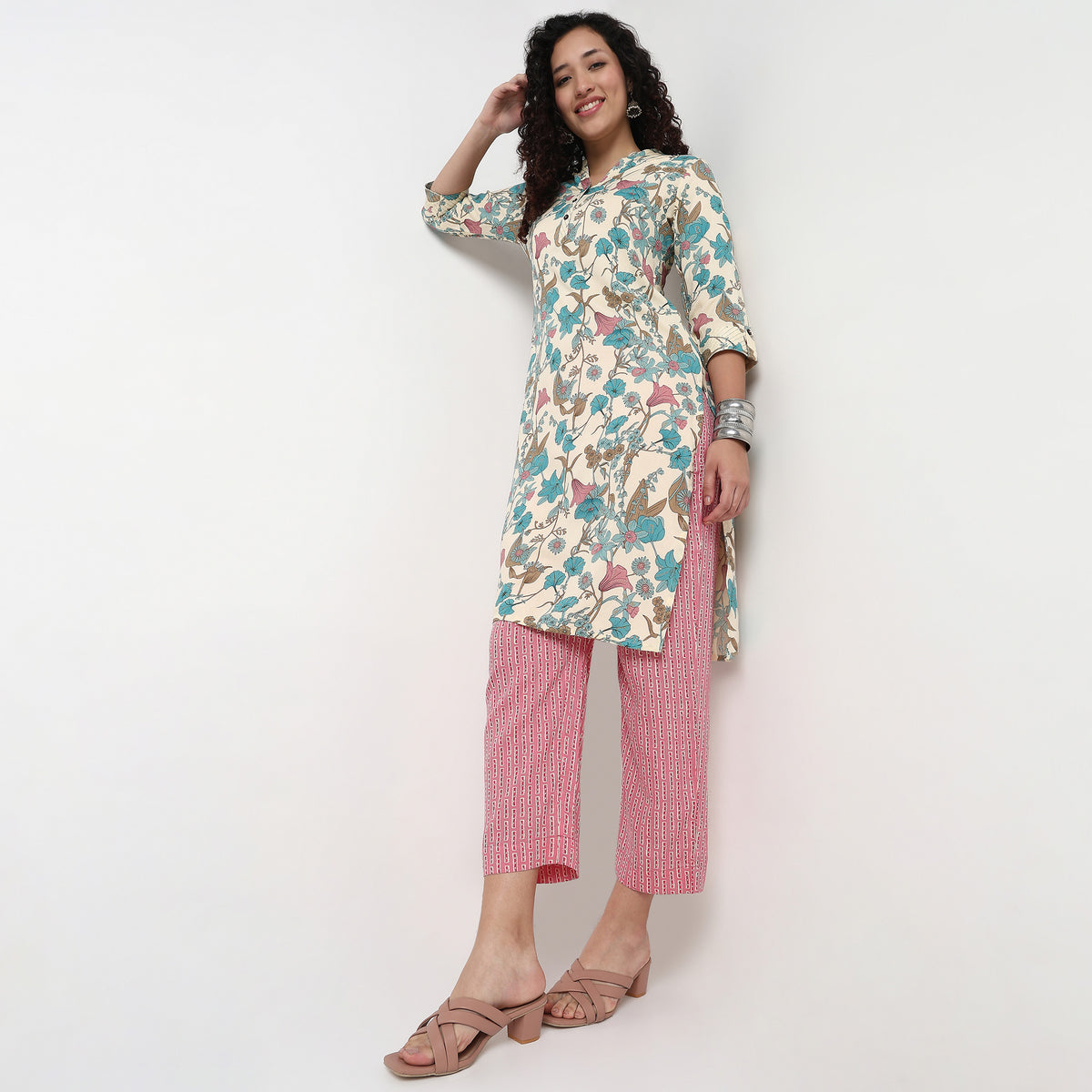 Essential Printed Straight Pants