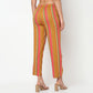 Striped Mid Rise Cord-It Pant