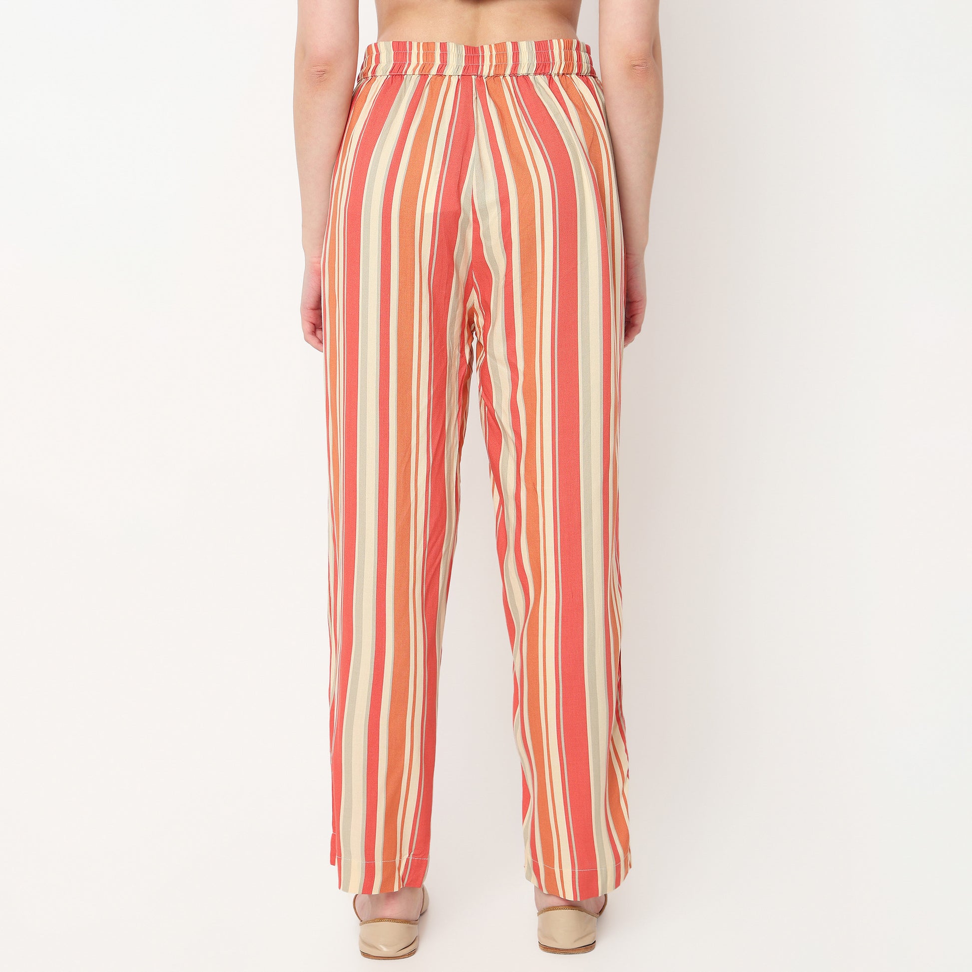 Ankle Length Printed Straight Pants