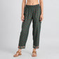Cotton Printed A-Line Straight Pants