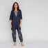 Printed Full Length Travel Pants