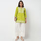 Relaxed Fit Gathered Farsi Pants