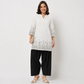 Relaxed Fit Gathered Farsi Pants