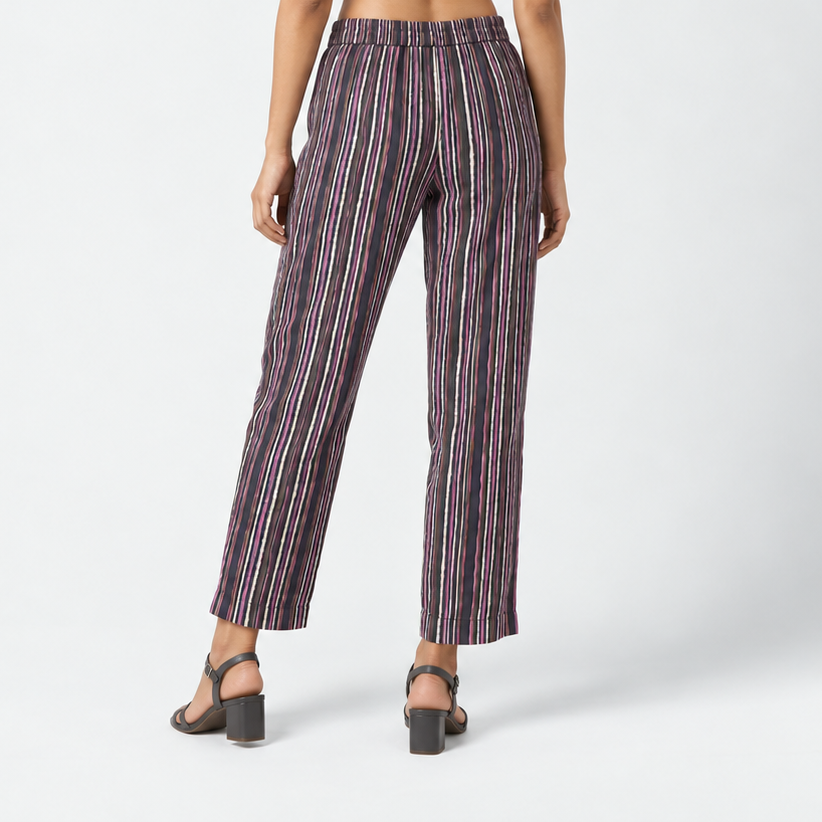 Printed Straight Pants