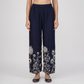 Printed Straight Mid Rise Palazzos