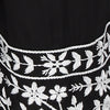 Embroidered Straight Mid Rise Pants