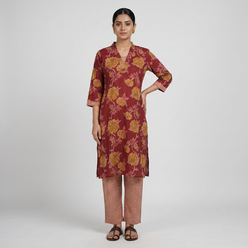 Cotton Printed Straight Pant