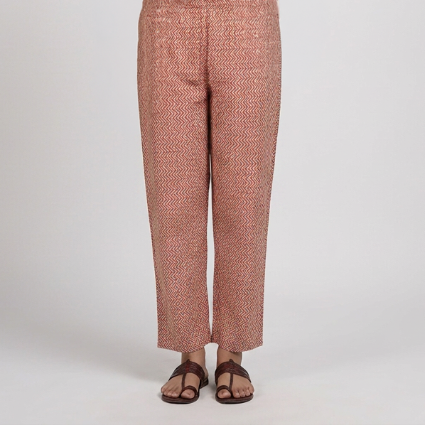 Cotton Printed Straight Pant