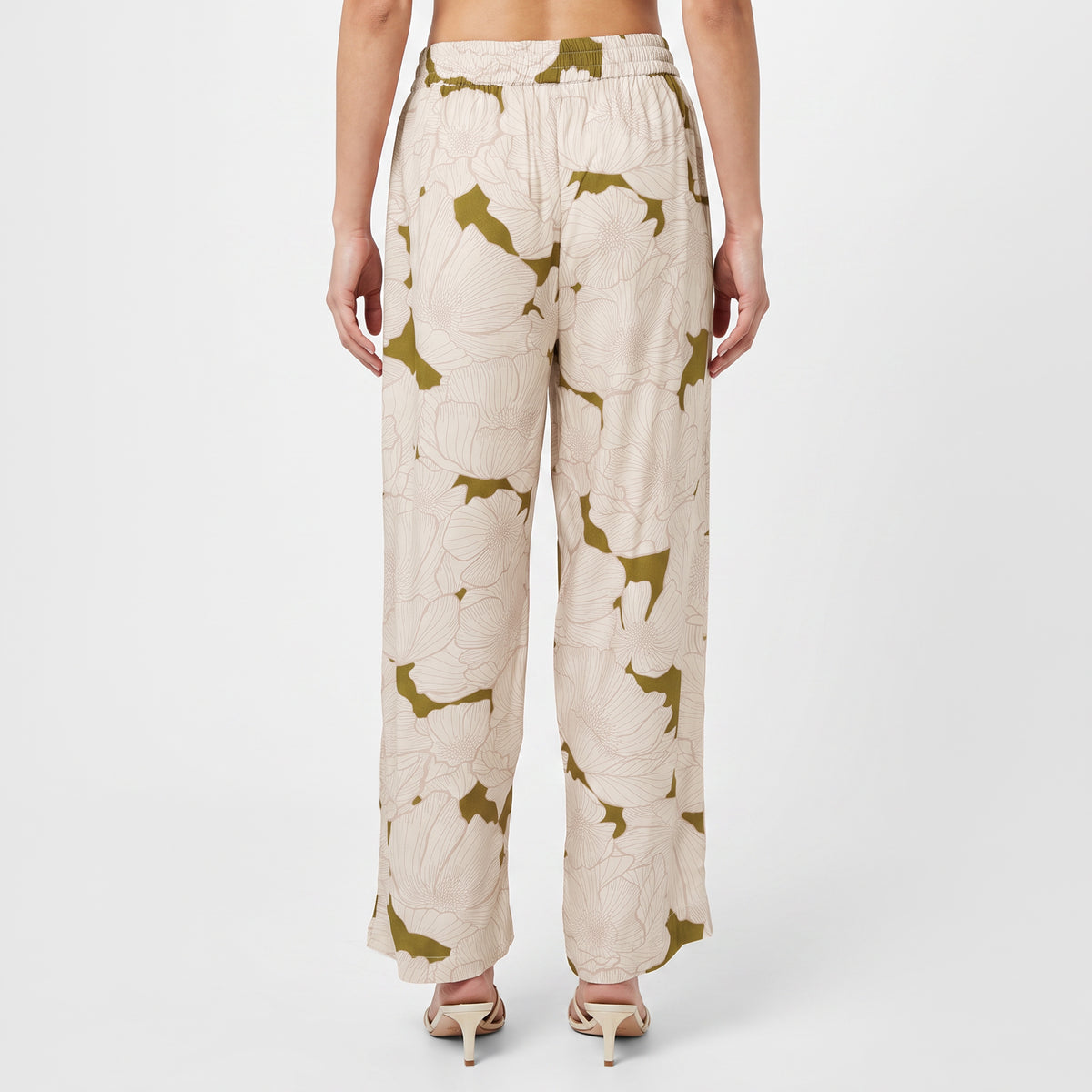 Printed Straight Pants