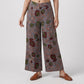 Cotton Printed High Rise Pants