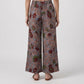 Cotton Printed High Rise Pants