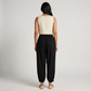 Solid Afghani Mid Rise Pants