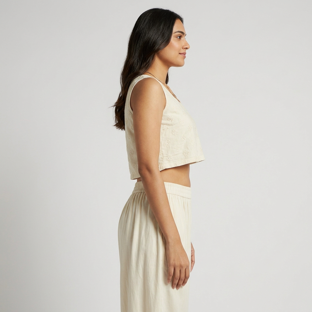 Solid Afghani Mid Rise Pants