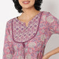 Flare Fit Printed Kurta and Pant with Dupatta Set