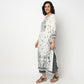 Buy Women Flare Fit Printed Three-Fourth Sleeve Kurta and Pant with Dupatta Set  - Style Union