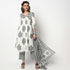 Buy Women Flare Fit Printed Three-Fourth Sleeve Kurta and Pant with Dupatta Set  - Style Union