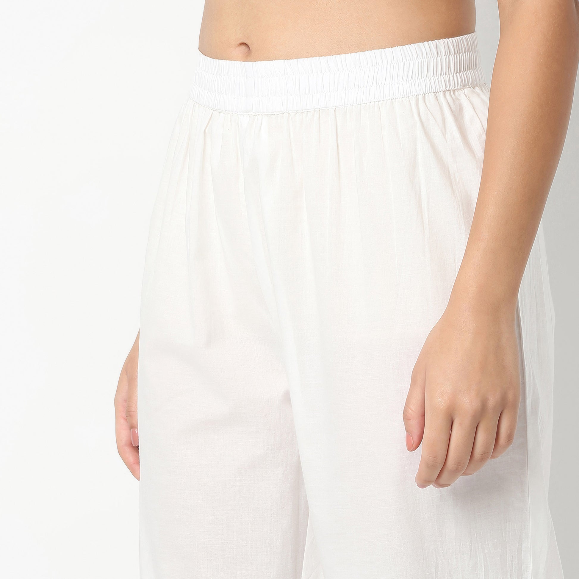 Straight Fit Embroidered Round Neck Kurta and Pant with Dupatta Set