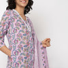 Buy Women Flare Fit Printed Three-Fourth Sleeve Kurta and Pant with Dupatta Set  - Style Union
