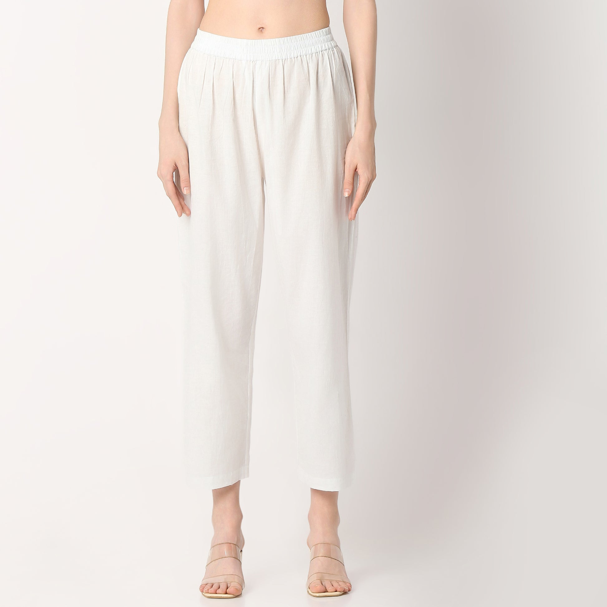 Flare Fit Printed Round Neck Kurta and Pant with Dupatta Set