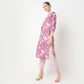 Straight Fit Printed Kurta and Pant with Dupatta Set