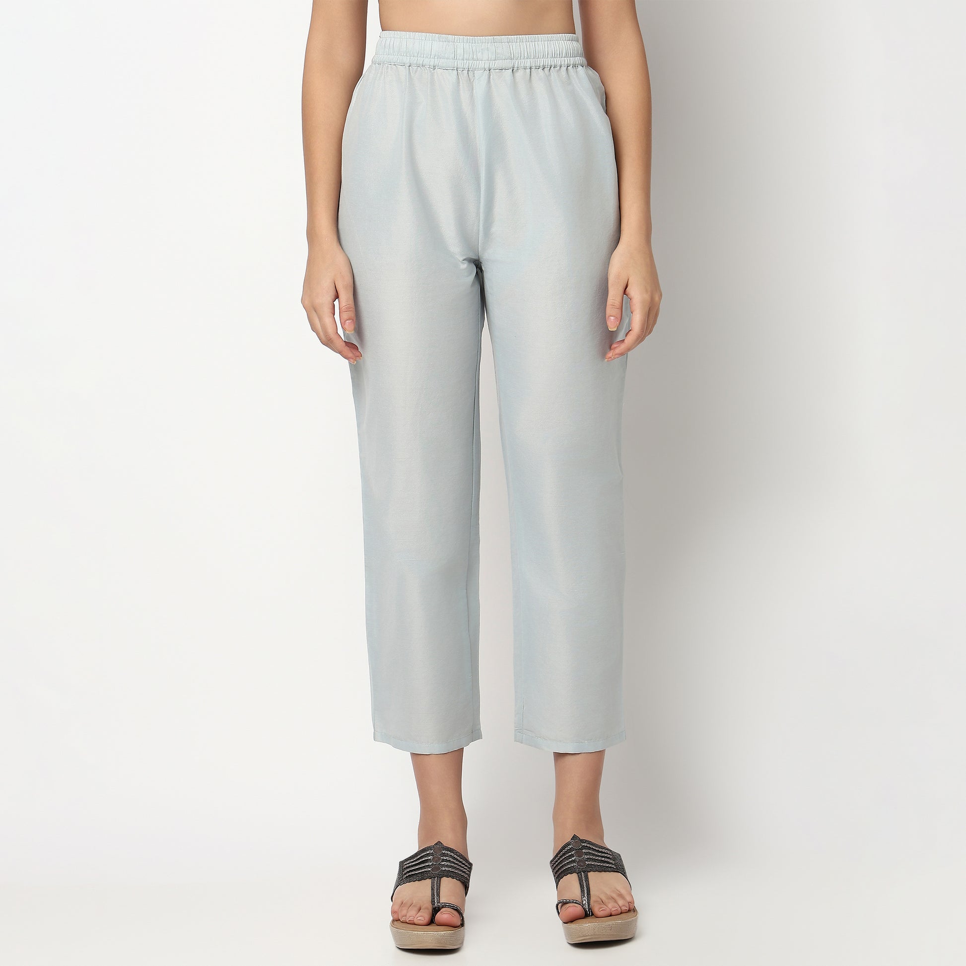 Buy Women Straight Fit Embroidered Three-Fourth Sleeve Kurta and Pant with Dupatta Set  - Style Union