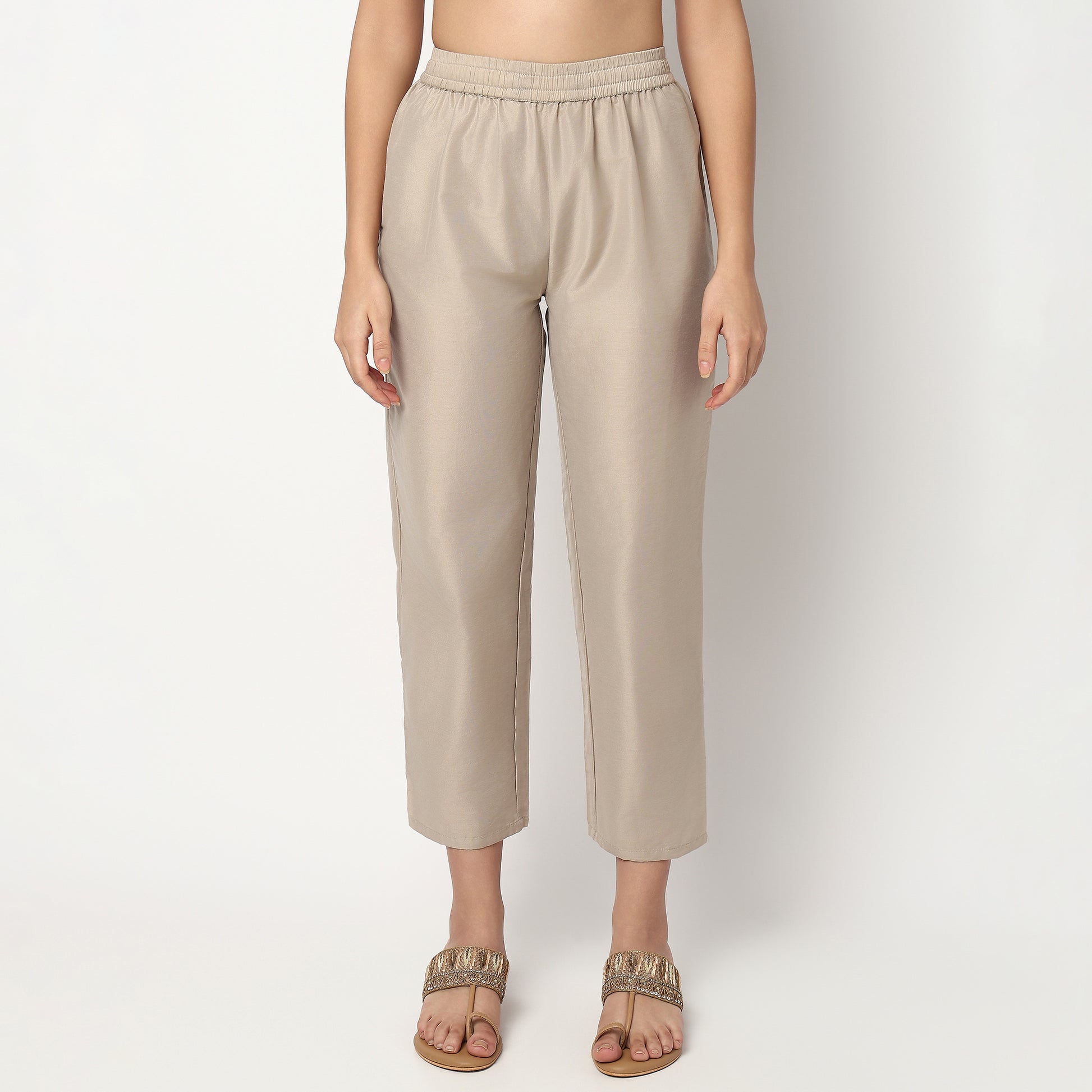 Buy Women Straight Fit Embroidered Three-Fourth Sleeve Kurta and Pant with Dupatta Set  - Style Union