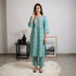 Embroidered Straigth Kurta and Pant Set
