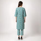 Embroidered Straigth Kurta and Pant Set