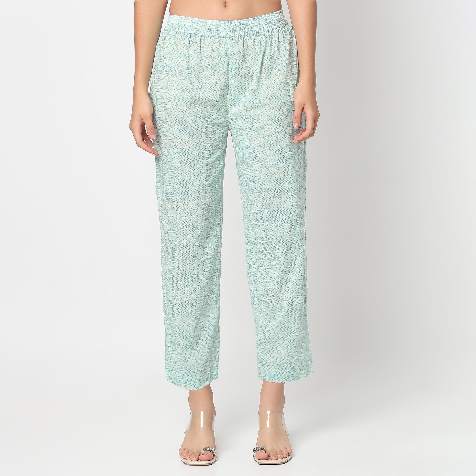 Straight Fit Printed Kurta with Pant Set