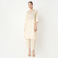 Straight Fit Embroidered Kurta with Pant Set