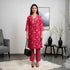 V-Neck Printed Flared Kurta and Pant Set
