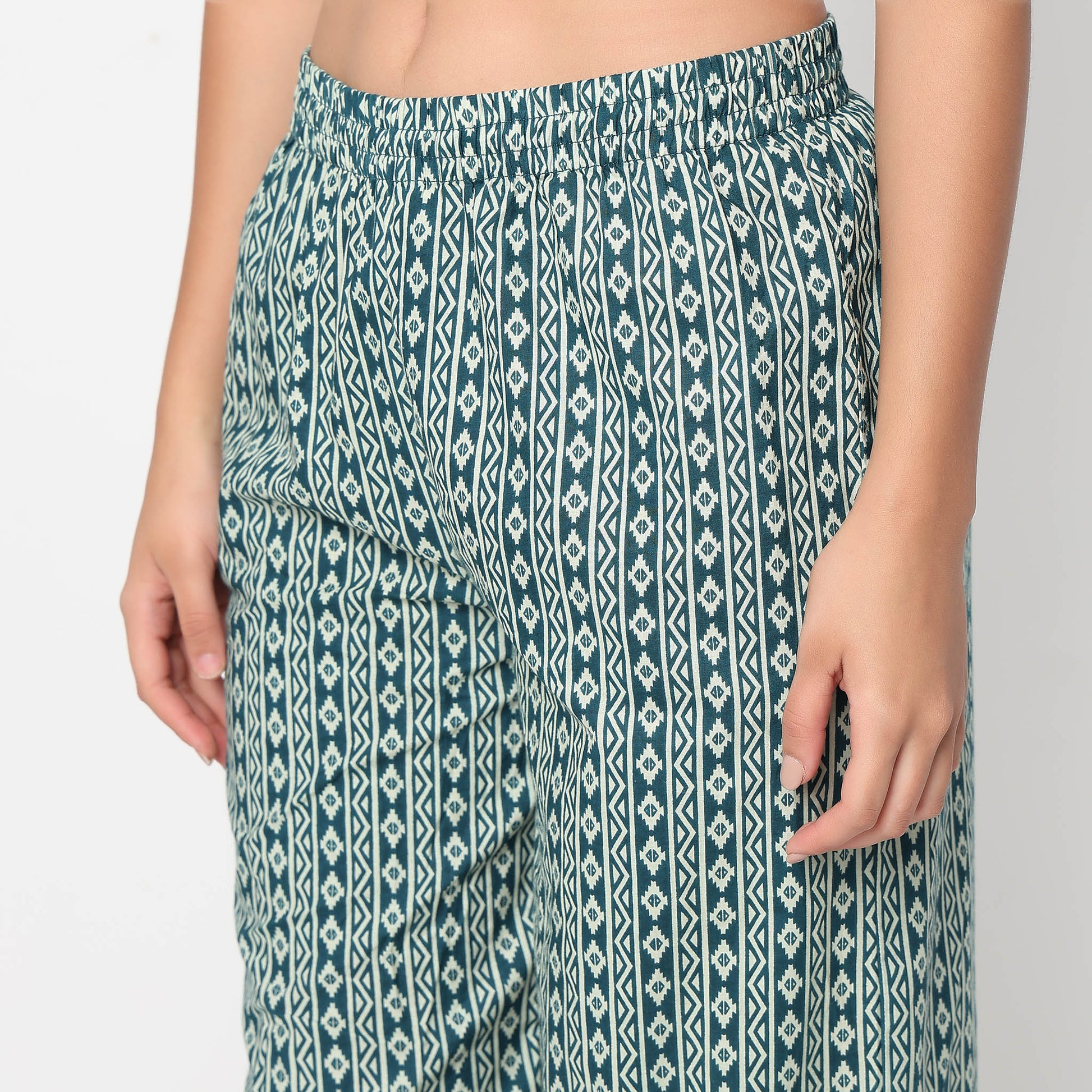 Printed Straight Kurta With Pant Set