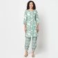Printed Straight Kurta With Pant Set